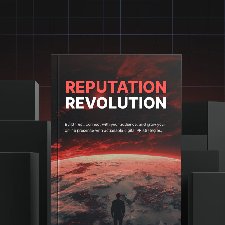 Online reputation management course book titled Reputation Revolution with digital PR strategies cover